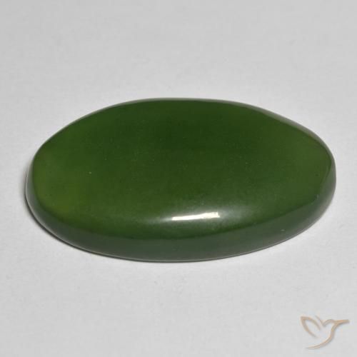 Serpentina Verde escuro Natural 30.23ct, oval, Translúcido