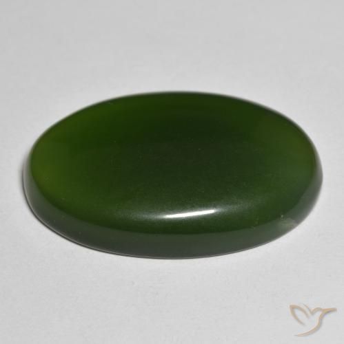 Serpentina Algas Verdes Natural 30.40ct, oval, Translúcido