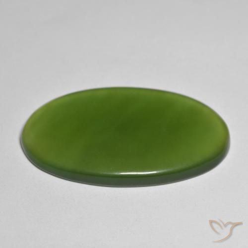 Serpentina Verde escuro Natural 33.52ct, oval, Translúcido