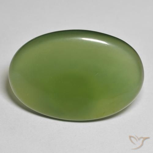 23.14ct Natural Algas Verdes Serpentina, oval, Translúcido