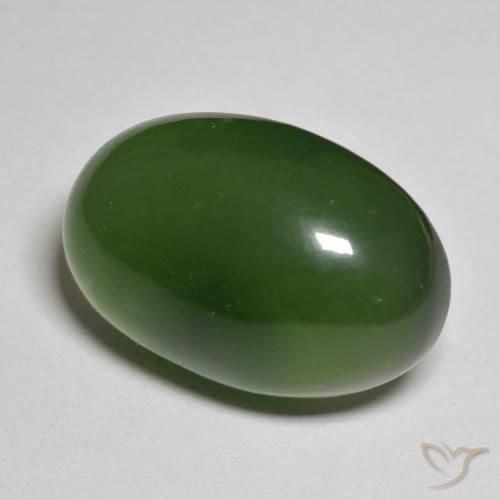 Serpentina Verde escuro Natural 23.28ct, oval, Translúcido