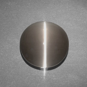 Sillimanita Olho de Gato Marrom Natural 7.63ct, Transparente, Transparente/Translúcido