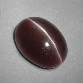 Sillimanite cat's eye marrom natural 3,47ct, corte oval, opaco