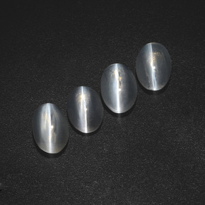 Pedras preciosas de Sillimanita Olho de Gato Fumaça natural de  ct, Corte Oval, Translúcido