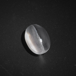 Sillimanita Olho de Gato Fumaça Natural 2.86ct, Corte Oval, Translúcido