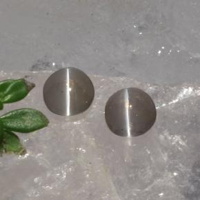 Pedras preciosas de Sillimanita Olho de Gato Fumaça natural de 1.15 ct, Corte Oval, Translúcido