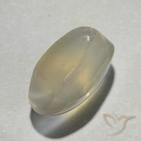 Sillimanita Olho de Gato Luz amarela Natural 1.39ct, oval, Transparente