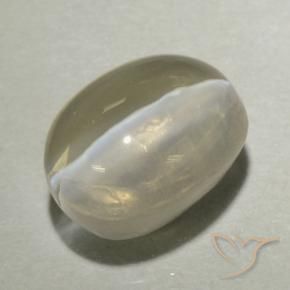Sillimanita Olho de Gato Luz amarela Natural 1.71ct, oval, Transparente