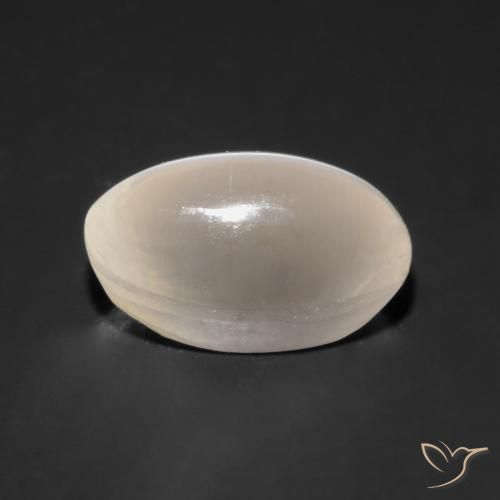 Sillimanita Olho de Gato Cinza muito claro Natural 1.59ct, oval, Transparente
