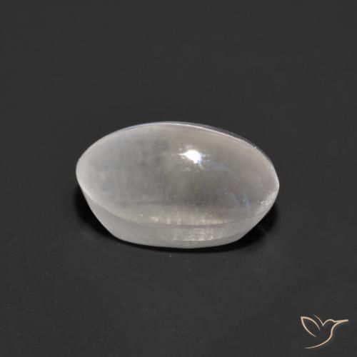Sillimanita Olho de Gato Cinza muito claro Natural 1.27ct, oval, Transparente