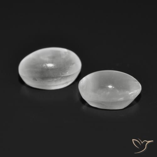 Pedras preciosas de Sillimanita Olho de Gato Cinza muito claro natural de 2.06 ct, oval, Transparente