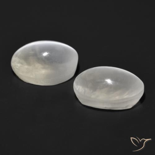 Pedras preciosas de Sillimanita Olho de Gato Cinza muito claro natural de 2.75 ct, oval, Transparente