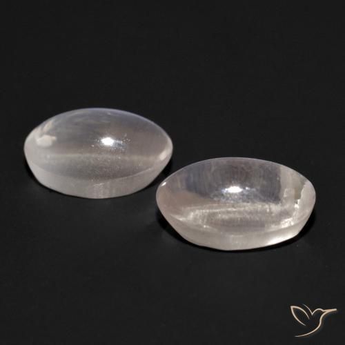 Pedras preciosas de Sillimanita Olho de Gato Cinza muito claro natural de 1.92 ct, oval, Transparente