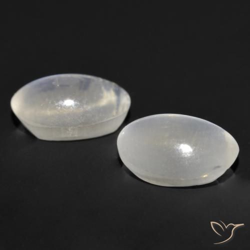 Pedras preciosas de Sillimanita Olho de Gato Cinza muito claro natural de 1.89 ct, oval, Transparente