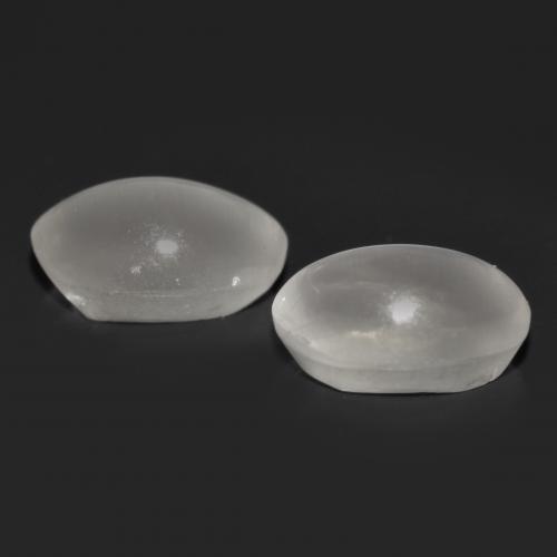 Pedras preciosas de Sillimanita Olho de Gato Cinza muito claro natural de 1.77 ct, Corte Oval, Transparente