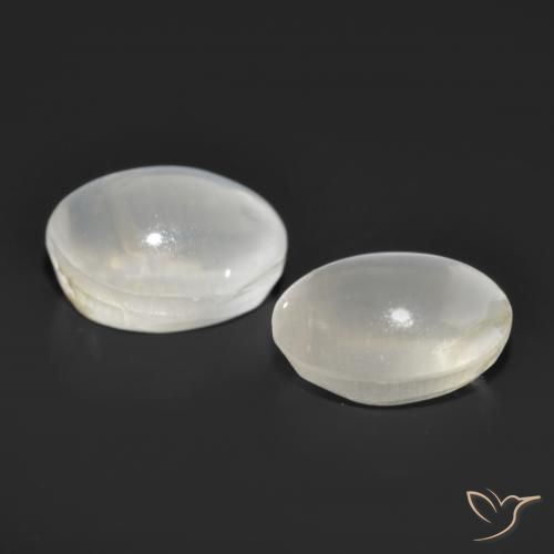 Pedras preciosas de Sillimanita Olho de Gato Cinza muito claro natural de 2.69 ct, oval, Transparente