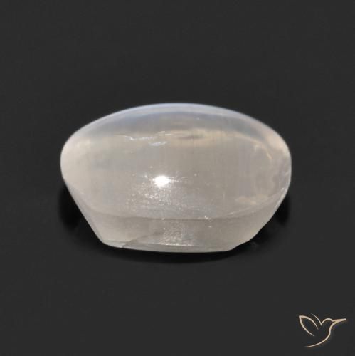 Sillimanita Olho de Gato Cinza muito claro Natural 1.11ct, oval, Transparente