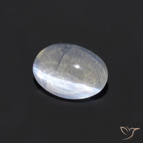 Sillimanita Olho de Gato Claro Natural 0.73ct, oval, Transparente