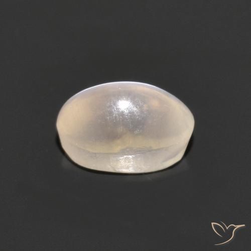 Sillimanita Olho de Gato Cinza muito claro Natural 1.00ct, oval, Transparente