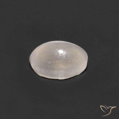 Sillimanita Olho de Gato Cinza muito claro Natural 0.68ct, oval, Transparente