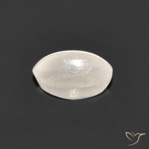 Sillimanita Olho de Gato Cinza muito claro Natural 0.84ct, oval, Transparente