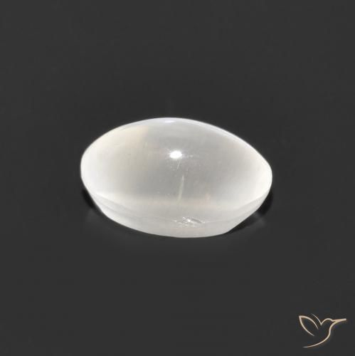 Sillimanita Olho de Gato Cinza muito claro Natural 0.90ct, oval, Transparente