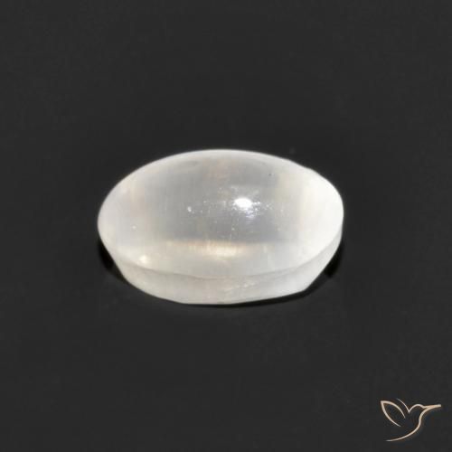 Sillimanita Olho de Gato Cinza muito claro Natural 0.77ct, oval, Opaco