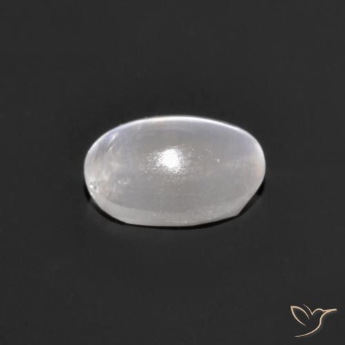 Sillimanita Olho de Gato Cinza muito claro Natural 0.75ct, oval, Transparente