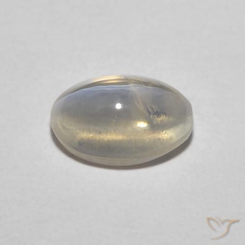 Sillimanita Olho de Gato Castanho muito claro Natural 0.85ct, oval, Translúcido