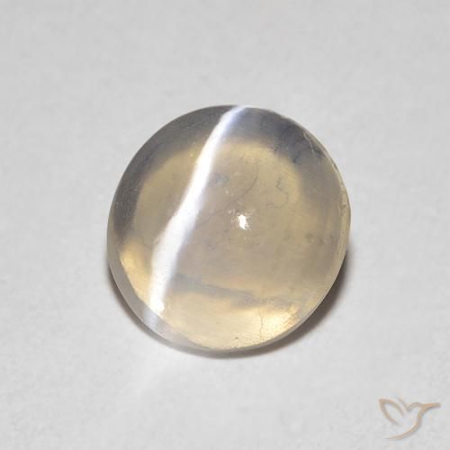 Sillimanita Olho de Gato Tortilha Clara Marrom Natural 0.79ct, oval, Transparente