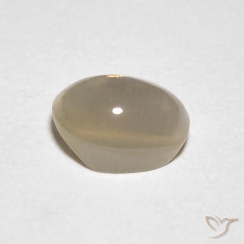 Sillimanita Olho de Gato Tortilha Clara Marrom Natural 0.98ct, oval, Transparente