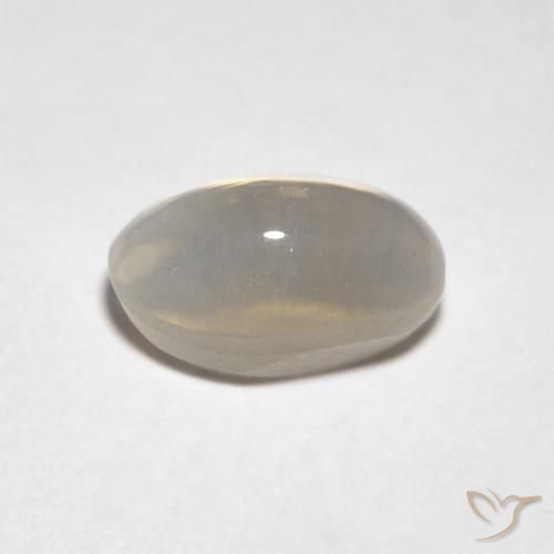 Sillimanita Olho de Gato Medium Light-Brown Natural 1.34ct, oval, Transparente