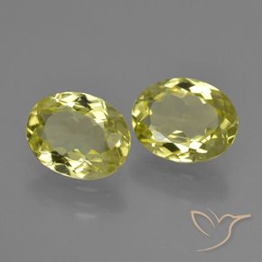 Pedras preciosas de Sillimanita Limão amarelo natural de 3.46 ct, oval, VVS-VS