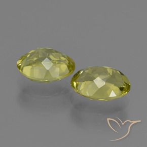 Pedras preciosas de Sillimanita Verde amarelo natural de 4.08 ct, oval, VVS-VS