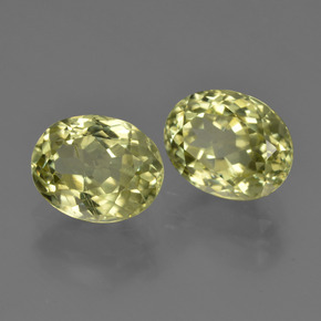 Pedras preciosas de Sillimanita amarelo médio natural de 4.94 ct, Corte Oval, VS