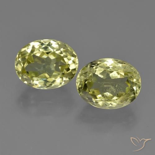 4.74ctw Natural amarelo médio Sillimanita, oval, VS