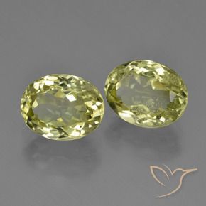 Pedras preciosas de Sillimanita amarelo médio natural de 4.74 ct, oval, VS