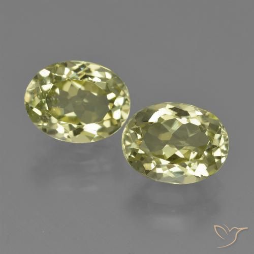 4.09ctw Natural Verde amarelo Sillimanita, oval, VS