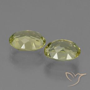 Pedras preciosas de Sillimanita Verde amarelo natural de 4.32 ct, oval, VVS-VS