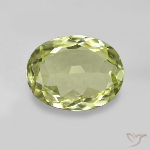 2.03ct Natural amarelo médio Sillimanita, oval, VS