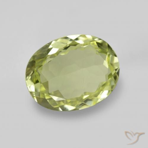 Sillimanita amarelo médio Natural 2.03ct, oval, VS