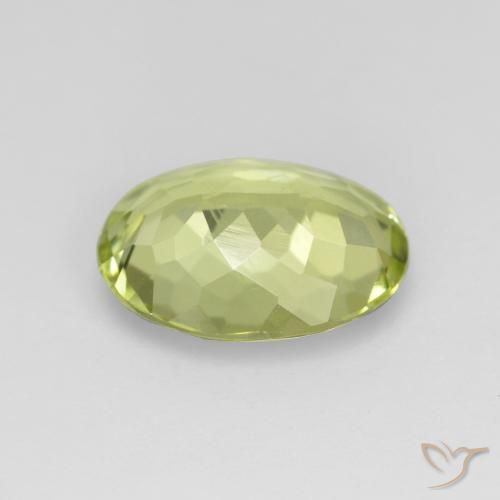 Sillimanita amarelo médio Natural 2.03ct, oval, VS