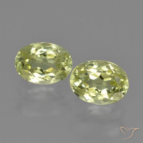 3.11ctw Natural Limão amarelo Sillimanita, oval, VVS-VS