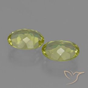 Pedras preciosas de Sillimanita Amarelo esverdeado natural de 3.32 ct, oval, VVS-VS