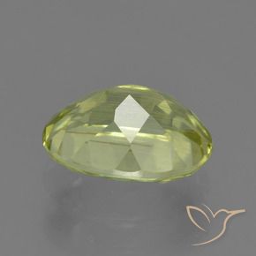 Sillimanita Amarelo esverdeado Natural 1.98ct, oval, VS