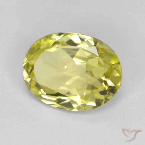 Sillimanita Luz amarela Natural 2.35ct, oval, VS