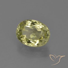 Sillimanita amarelo médio Natural 2.32ct, oval, VS