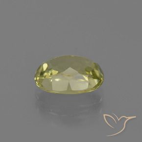 Sillimanita amarelo médio Natural 2.32ct, oval, VS