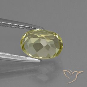 Sillimanita Amarelo esverdeado Natural 2.01ct, oval, VVS-VS