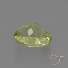 Sillimanita Amarelo verde Natural 2.09ct, oval, VVS-VS